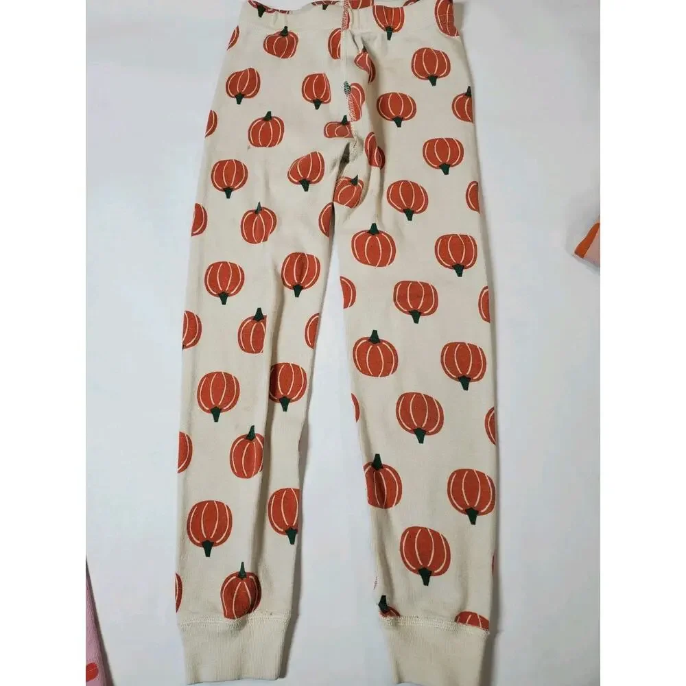 Hanna Andersson 110 Girls 5 LOT Bottoms Shorts Top Carrots Cherries Pumpkins‎
